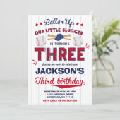 Baseball Anniversaire Invitation Baseball 3ème Ann (Debout devant)