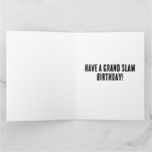 BASEBALL ANNIVERSAIRE LOUSIVILLE CARTE DE SALUT (Intérieur)