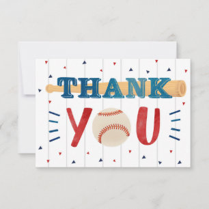 Baseball Anniversaire Merci Cartes