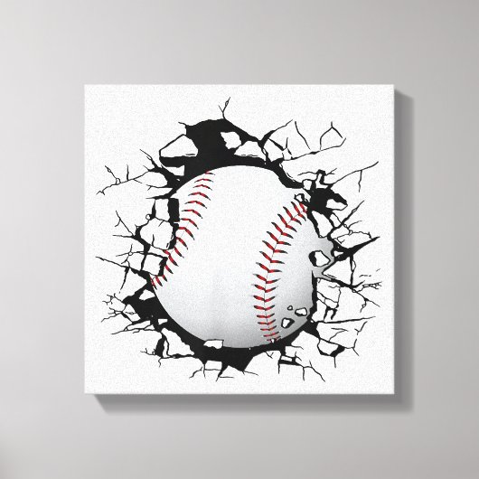 Baseball Apparel - Baseball Canvas Afdruk (Voorkant)