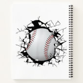 Baseball Apparel - Baseball Notitieboek (Achterkant)