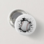 Baseball Apparel - Baseball Ronde Button 3,2 Cm (Voorkant /achterkant)