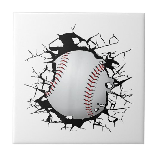 Baseball Apparel - Baseball Tegeltje (Voorkant)