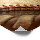 BASEBALL APPLE PIE HOT DOGS EN FARING POSTER (Hoek)