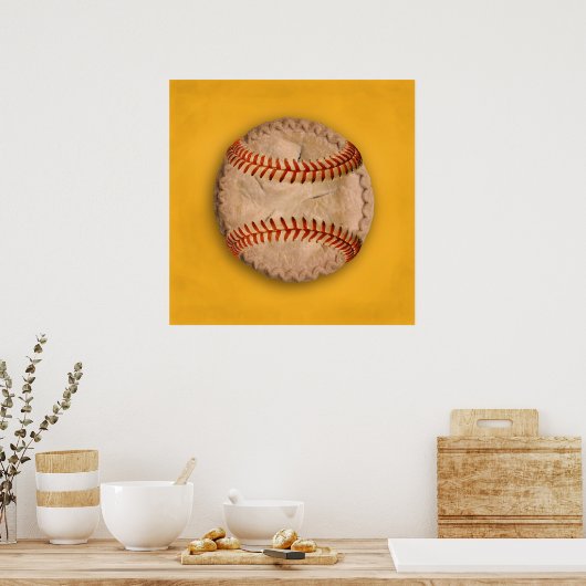 Baseball Apple Pie Poster (Keuken)