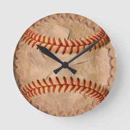 Baseball Apple Pie Ronde Klok