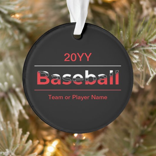 Baseball - Arche géométrique minimaliste Art (Arbre)