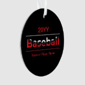 Baseball - Arche géométrique minimaliste Art (devant)