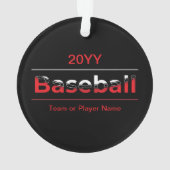 Baseball - Arche géométrique minimaliste Art (dos)