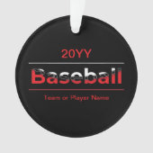 Baseball - Arche géométrique minimaliste Art (devant)