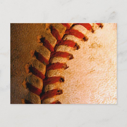 Baseball Art Briefkaart (Voorkant)