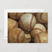Baseball Art Briefkaart (Voorkant / Achterkant)