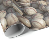 Baseball Art Cadeaupapier (Rol Hoek)