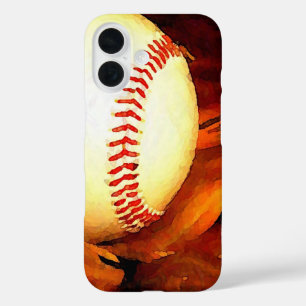 Baseball Art iPhone 16 Hoesje