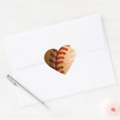Baseball Art Hart Sticker (Envelop)