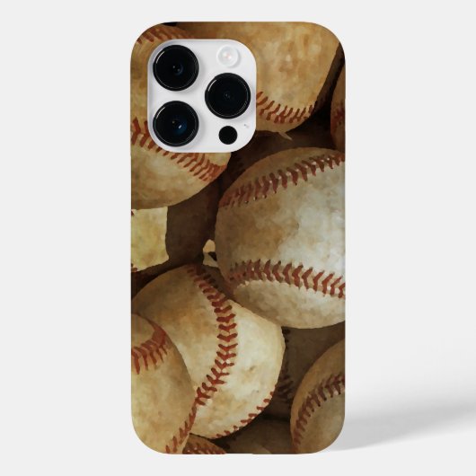 Baseball Art iPhone Case-Mate iPhone Case (Achterkant)
