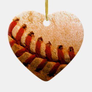 Baseball Art Keramisch Ornament