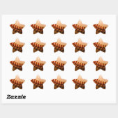 Baseball Art Ster Sticker (Vel)
