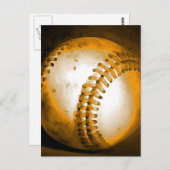 Baseball Artwork Briefkaart (Voorkant / Achterkant)