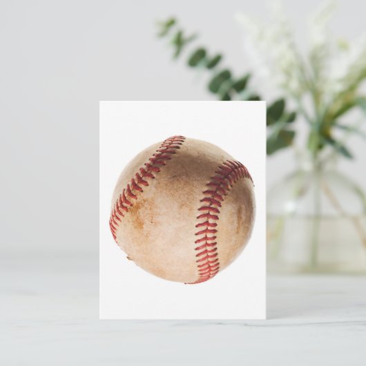 Baseball Artwork Briefkaart (Staand voorkant)