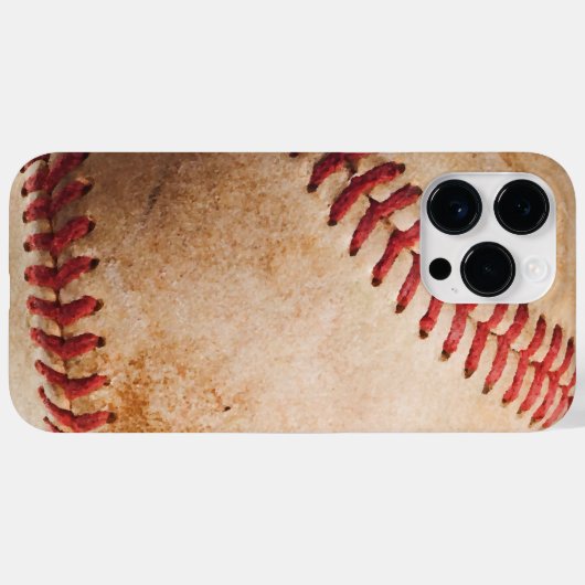 Baseball Artwork Case-Mate iPhone Case (Achterkant (horizontaal))