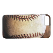 Baseball Artwork iPhone 7 Coque (Dos (Horizontal))
