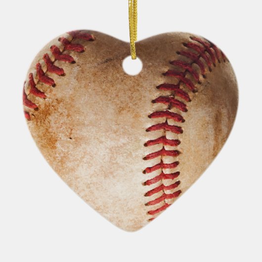 Baseball Artwork Keramisch Ornament (Voorkant)