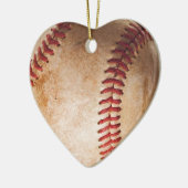 Baseball Artwork Keramisch Ornament (Links)