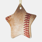Baseball Artwork Keramisch Ornament (Links)
