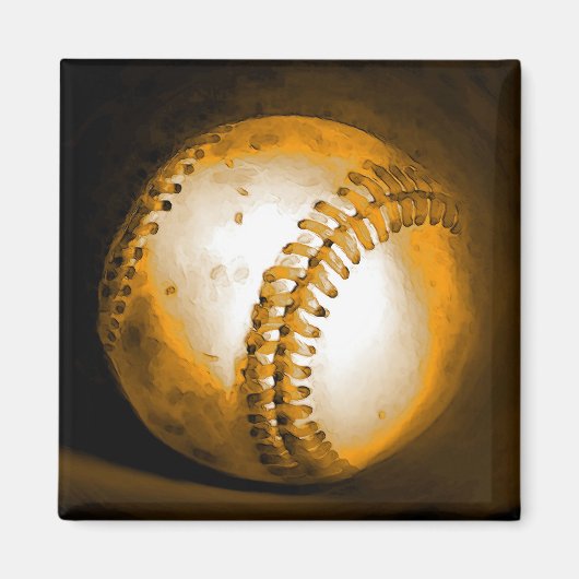 Baseball Artwork Magneet (Voorkant)