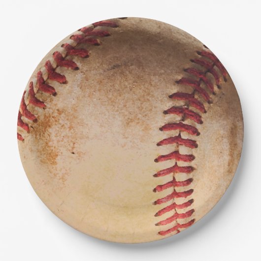 Baseball Artwork  Papieren Bordje (Voorkant)
