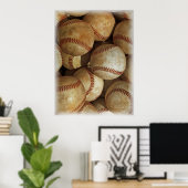Baseball Artwork Poster (Thuiskantoor)