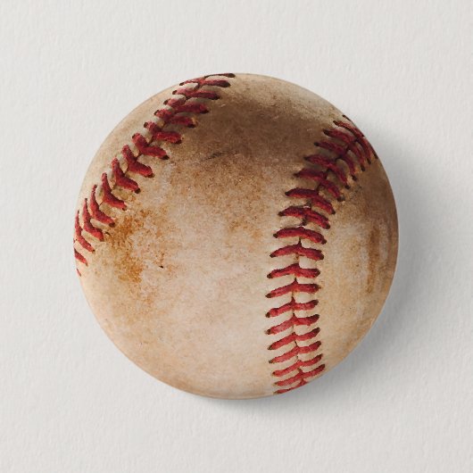 Baseball Artwork Ronde Button 5,7 Cm (Voorkant)