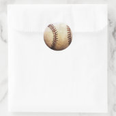 Baseball Artwork Ronde Sticker (Tas)