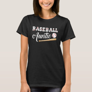 Baseball Auntie T-shirt