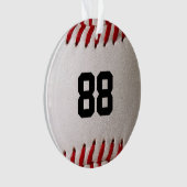 Baseball avec numéro personnalisable (devant)