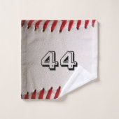 Baseball avec numéro personnalisable (Gant de toilette)