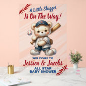Baseball Baby shower Acryl Bord (Huwelijk)