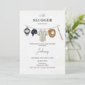 Baseball Baby Shower Invitation (Debout devant)