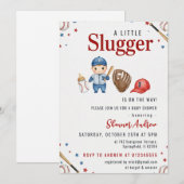 Baseball Baby Shower Invitation (Devant / Derrière)