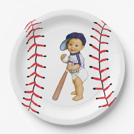 Baseball Baby shower Paper Bord (Voorkant)