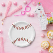 Baseball Baby shower Papieren Bordje (Feest)