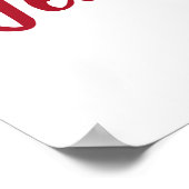 Baseball Baby shower Poster (Hoek)