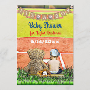 Baseball-Baby shower van Thleys Kaart