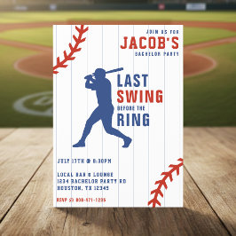 Baseball Bachelor Party Last Swing Before the Ring Kaart