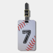 Baseball-bagage Bagagelabel (Voorkant verticaal)