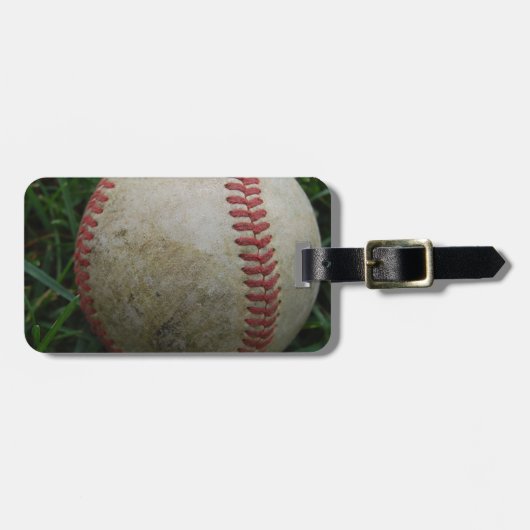 Baseball Bagagelabel (Voorkant horizontaal)