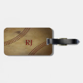 Baseball Bagagelabel (Achterkant horizontaal)