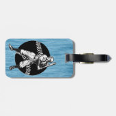 Baseball: Bagagelabel (Achterkant horizontaal)