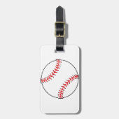 Baseball Bal Bagage Labels (Voorkant verticaal)